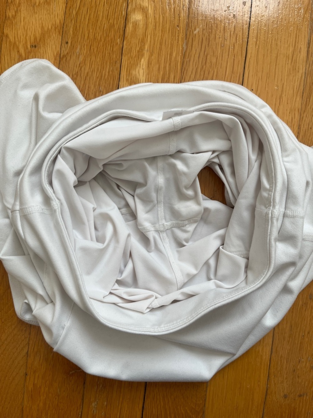 Z by Zella Girls Size L 10 / 12 White Tennis Cheer Skirt with Built in Shorts - Picture 7 of 10
